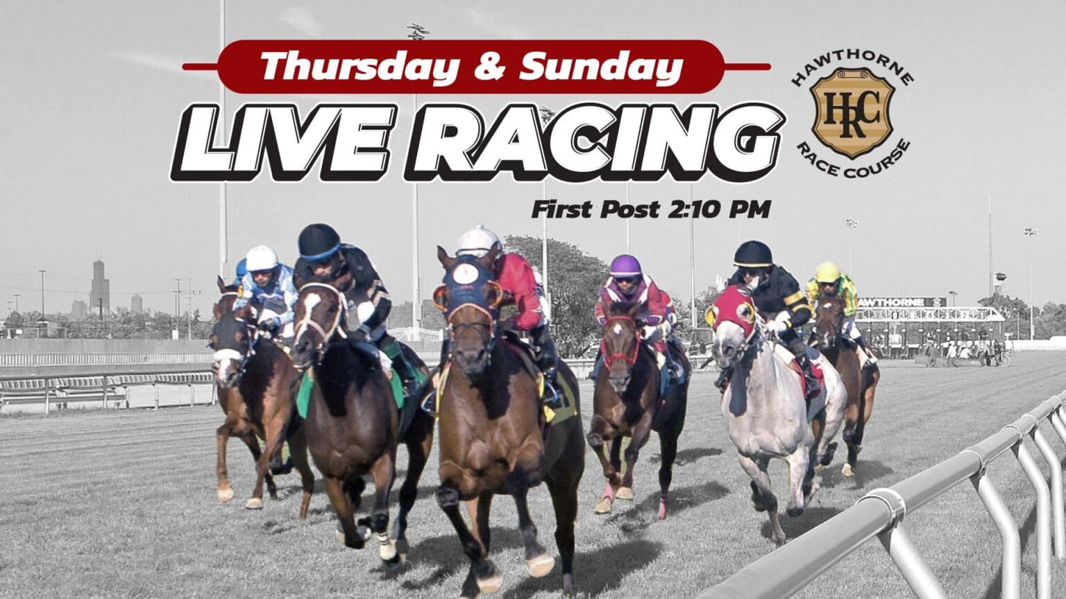 Saturday Thoroughbred Racing at Hawthorne Hawthorne Race Course